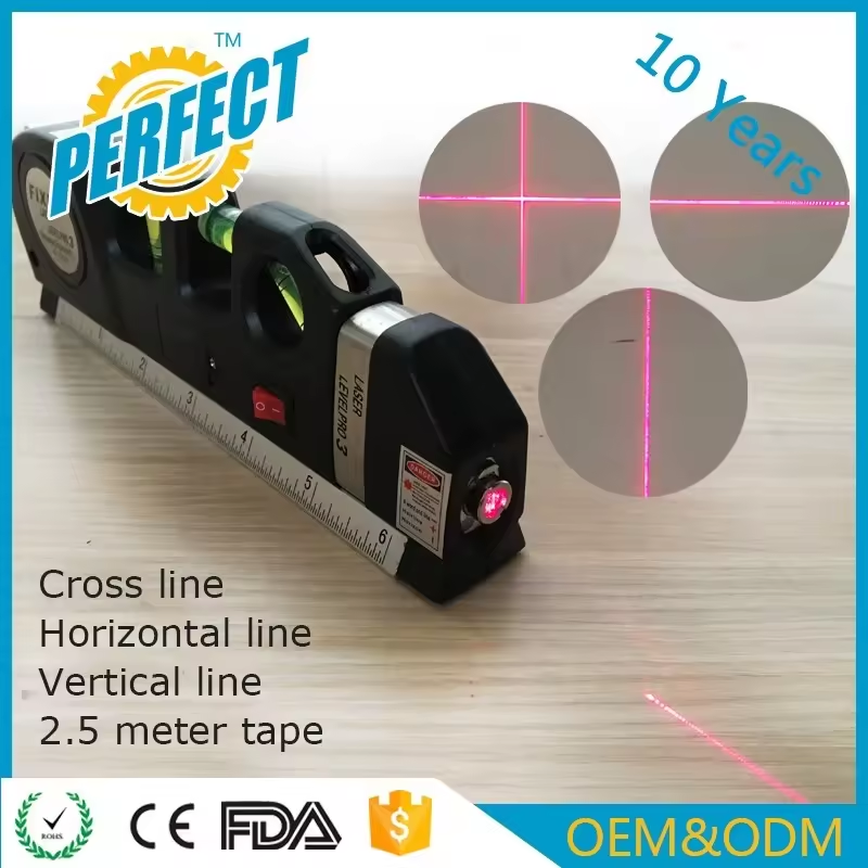 250MM Lazer Level with Measuring Tapes