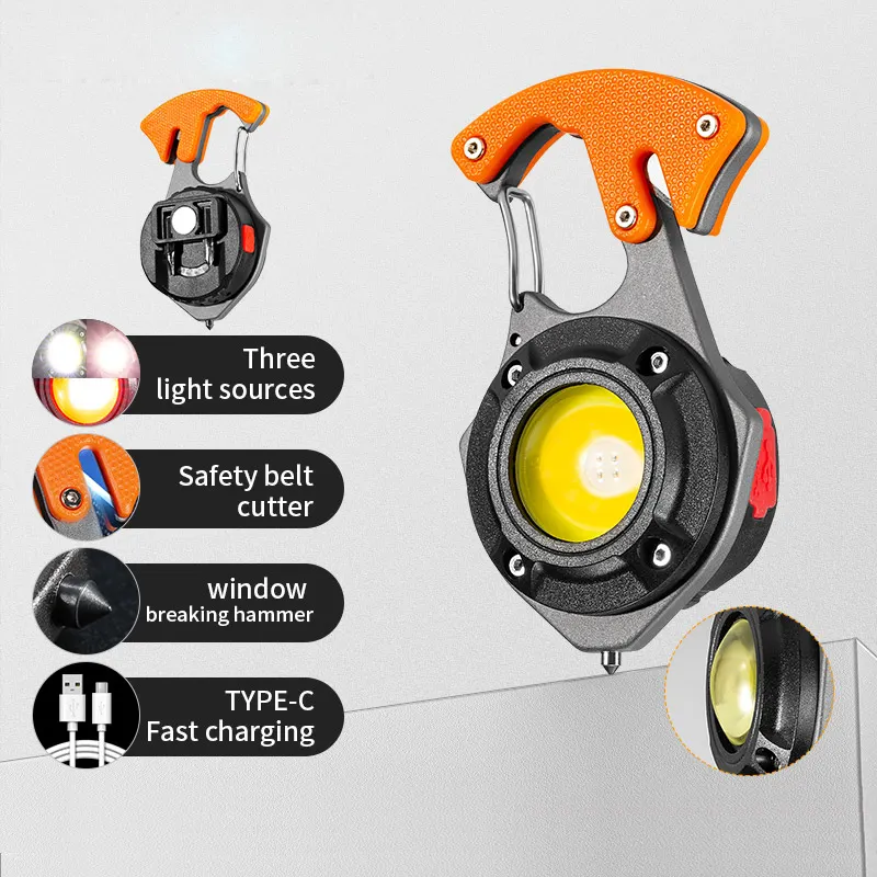 6 in 1 Multifunctional Mini Flashlight 