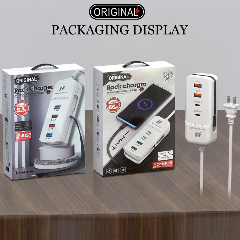 5.1A USB66W PD Port Super Fast Charging Socket