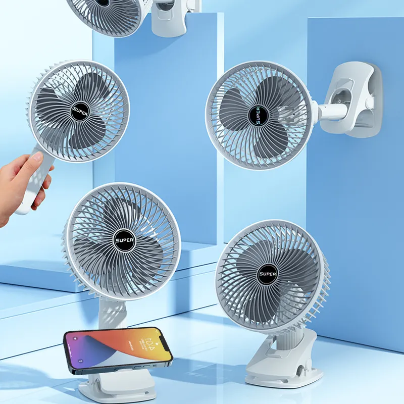 Rechargable 360 ° rotation 4 in 1 Portable Fan