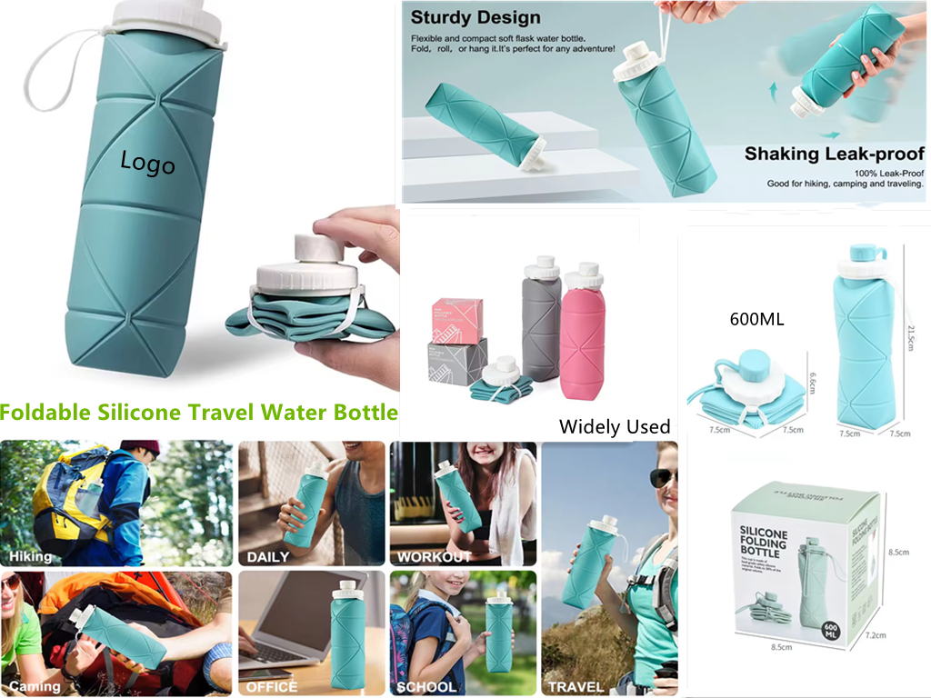 Foldable Silicone Travel Water Bottle .png